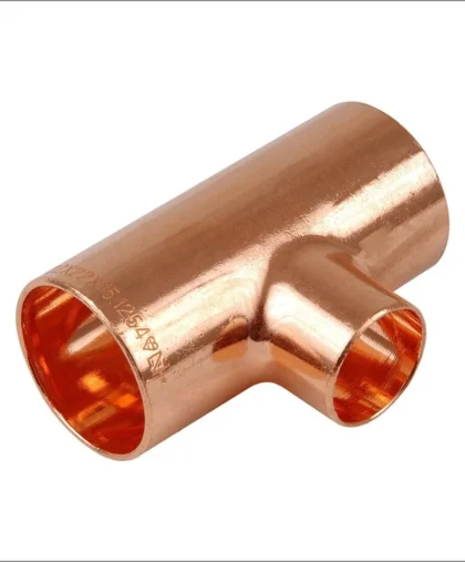 Copper-End-Feed-Reducing-Tee