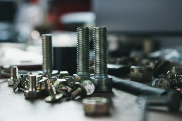 bolts-and-nuts Assorted metal bolts and nuts