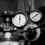 Pressure gauges and valves