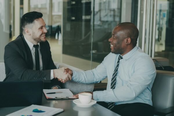 supplier-handshake Two business people shaking hands